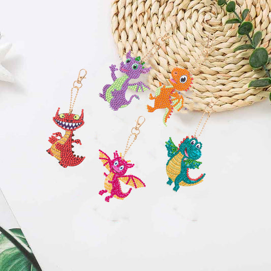 Baby Dragons - Diamond Painting Keychains