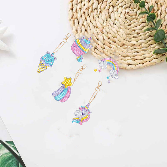 Colorful Diamond Painting Keychains