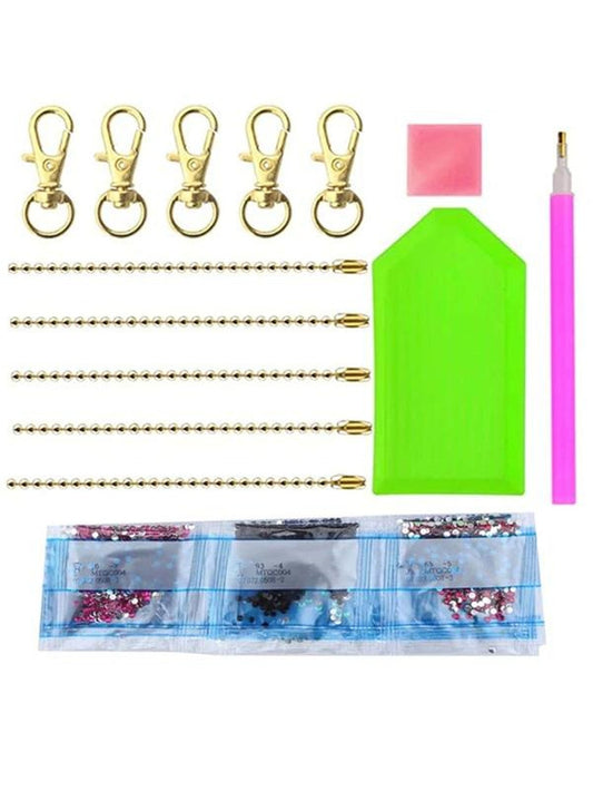 Colorful Llama - Diamond Painting Keychains