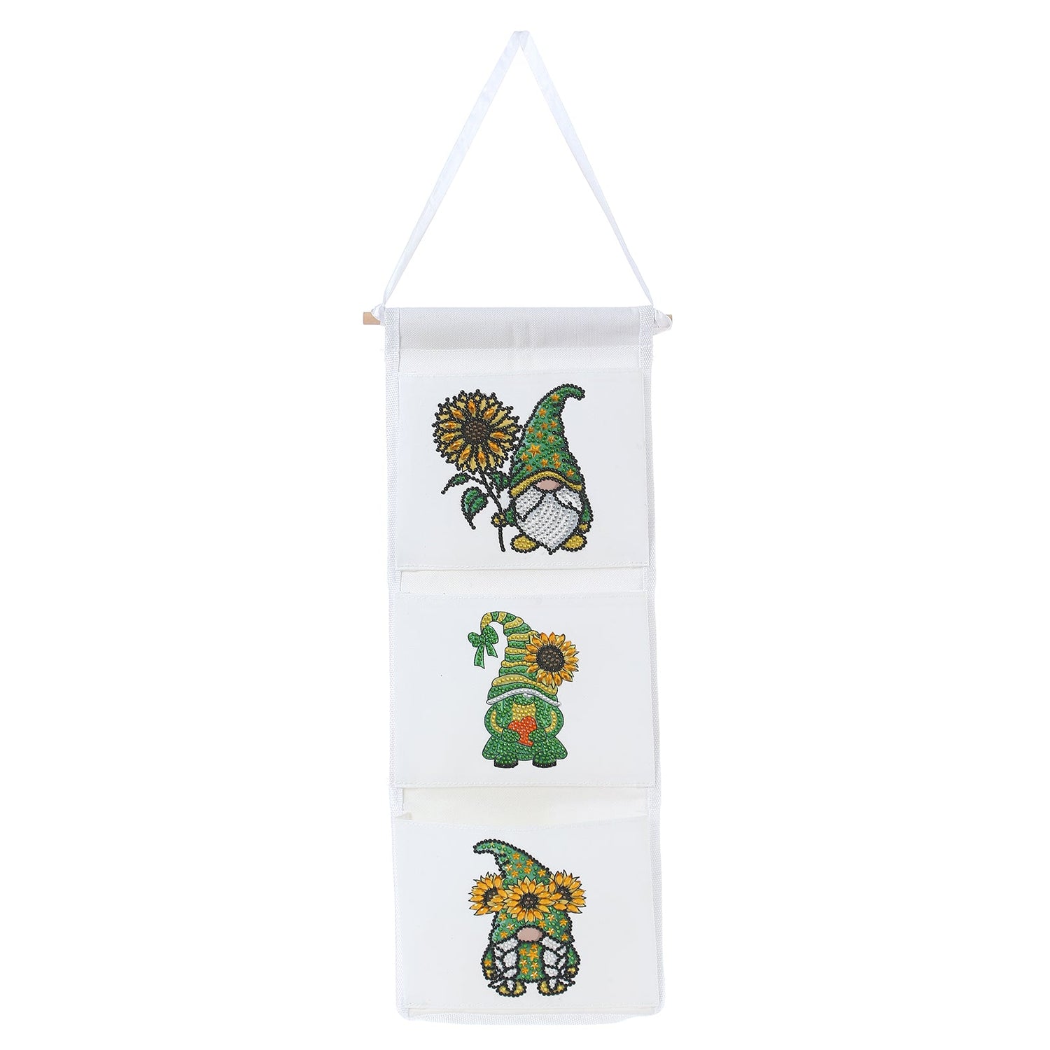 Sunflower Gnome Hanging Storage Bag