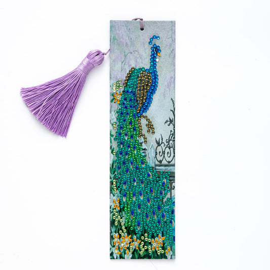 Peacock Diamond Painting Bookmark