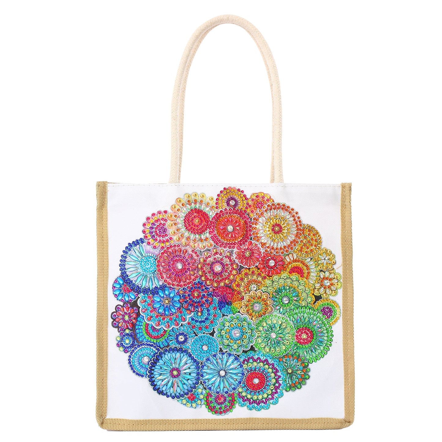 Colorful Diamond Painting Shopping Bag