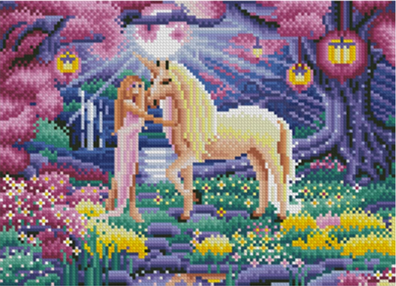 Princess and Unicorn LED Art-Kit