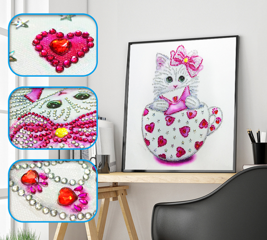 Cute Kitty - Special Diamond Painting