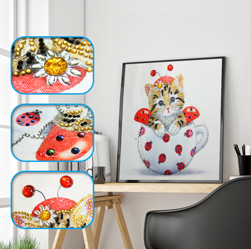 Yellow Kitten - Special Diamond Painting