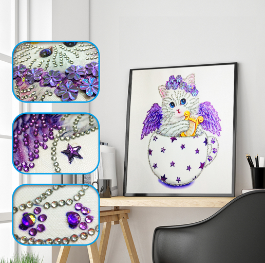 Little Angel Kitten - Special Diamond Painting