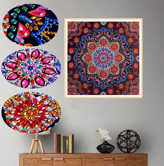 Beautiful Mandala Art - Special Shaped Diamond