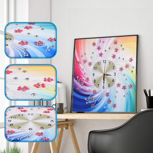 Colorful Clock - Special Diamond Painting
