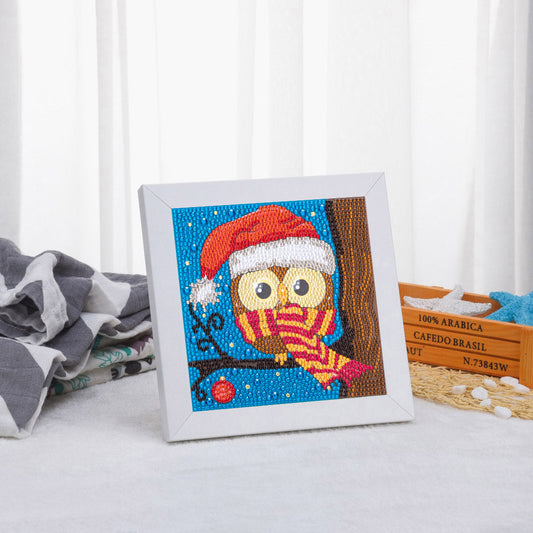 Winter Night Owl - Special Diamond Painting