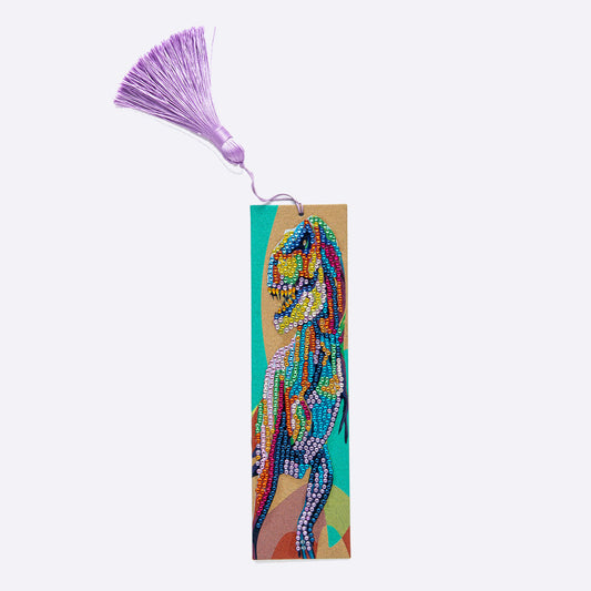 Colourful Dinosaur Painting Bookmark