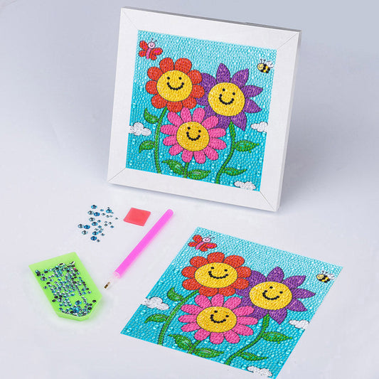 Colorful Flowers - Special Diamond painting