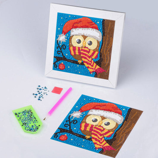Winter Night Owl - Special Diamond Painting