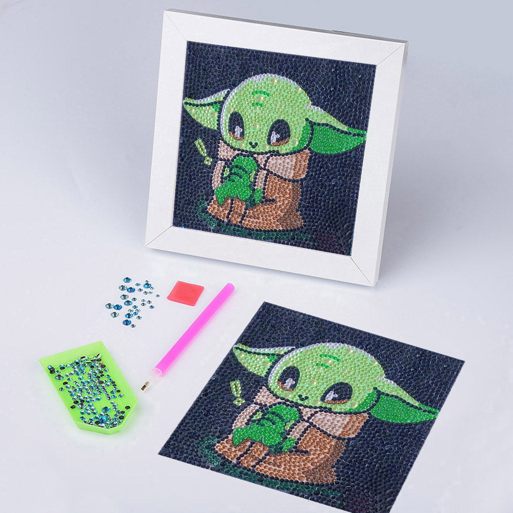 Cute Baby Yoda-Special Diamond Painting
