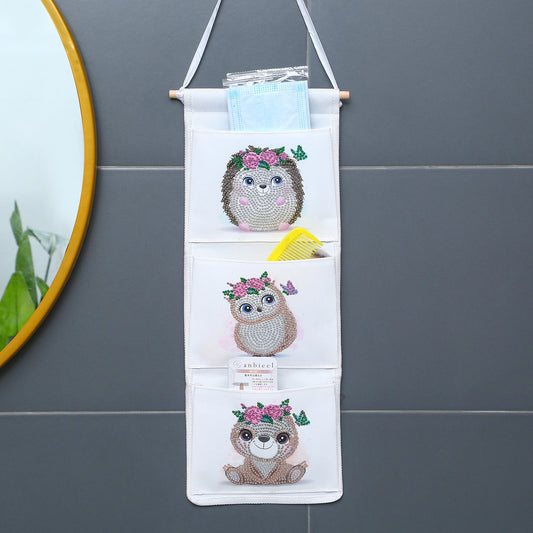 Cute Hedgehog Diamond Painting Storage Bag