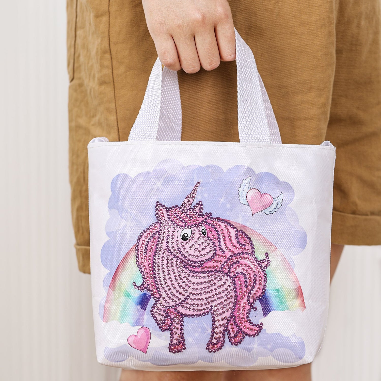 Pink Unicorn Diamond Painting Tote Bag – All Diamond Painting