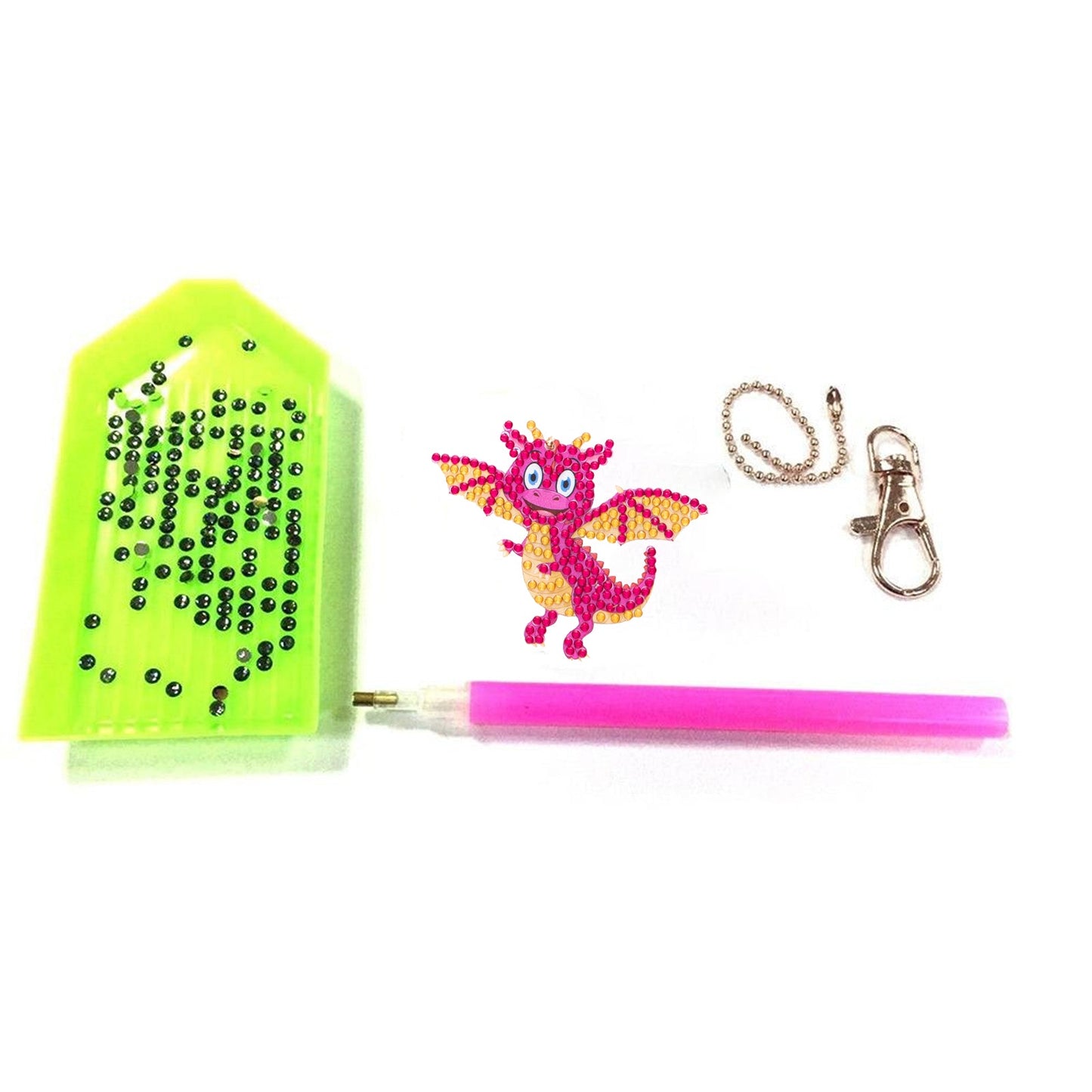 Baby Dragons - Diamond Painting Keychains