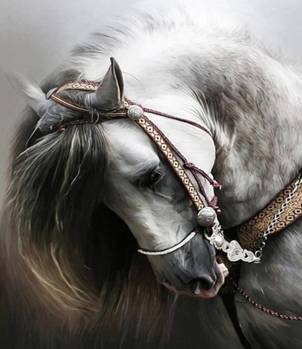 Adorable Horse Paint by Diamonds