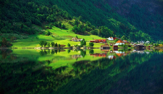 Amazing Green Valley Paint by Diamonds