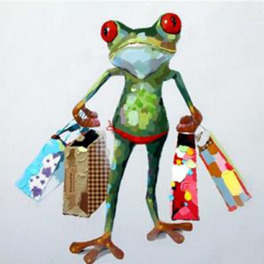 Animated Frog diamond painting