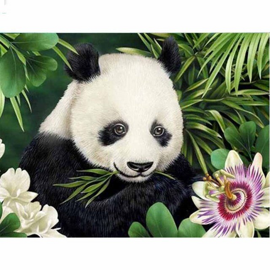 Baby Panda diamond painting art