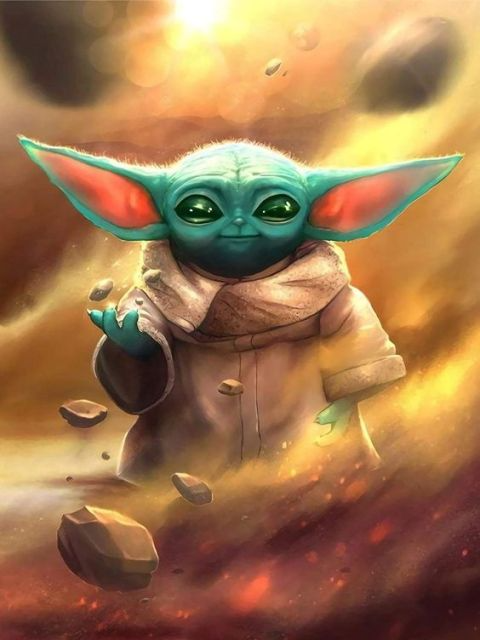 Baby Yoda - Diamond Painting