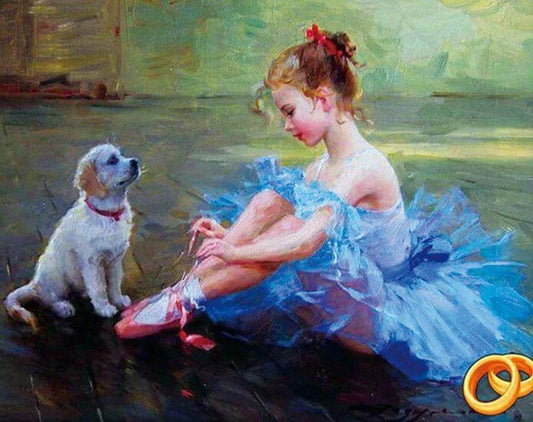 Ballet Dancer Diamond Painting Kit