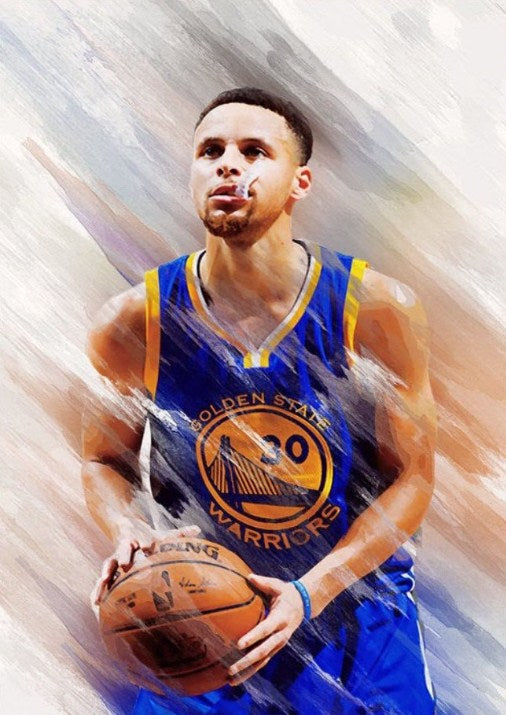 Basket Ball Player Paint by Diamonds