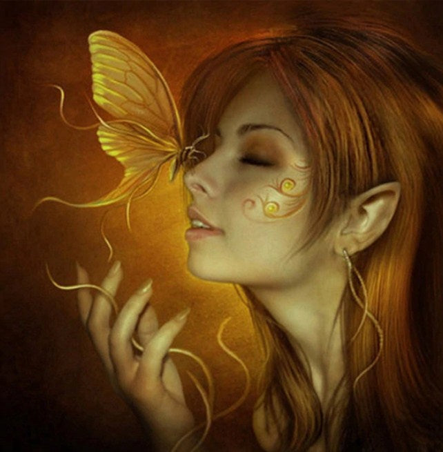 Butterfly Girl Diamond Painting Kit
