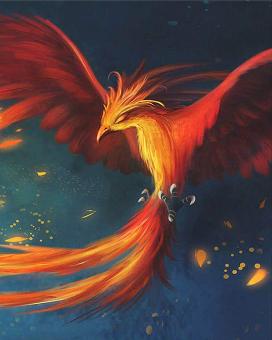 Cartoon Phoenix- Diamond Painting