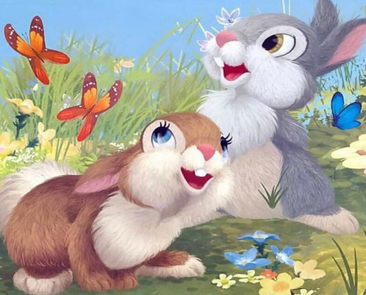 Rabbits Diamond Painting Kit