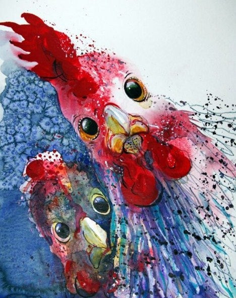Chicken Art Diamond Painting Kit