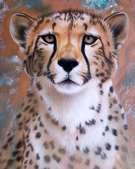 Copper Flash Cheetah Paint by Diamonds
