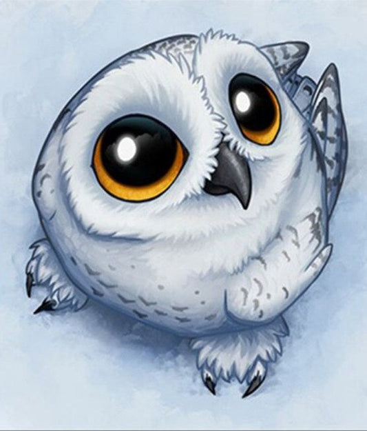 Cute Baby Owl Diamond Painting Kit