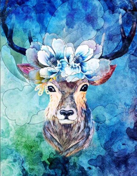 The Deer - Diamond Art Kit – Paint by Diamonds