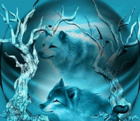 Dream Wolves Paint by Diamonds