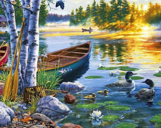 Ducks Diamond Painting Kit