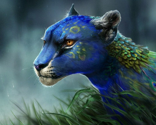 Fantasy Leopard Diamond Painting Kit