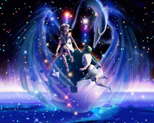 Gemini Zodiac Paint by Diamonds