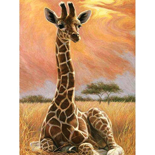Giraffe Baby Paint by Diamonds