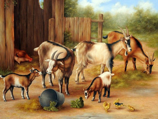 Goats Diamond Painting Kit