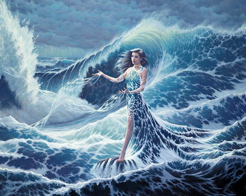 Goddess of Water Paint by Diamonds