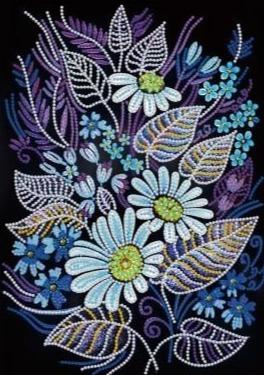 Glowing Floral Diamond painting