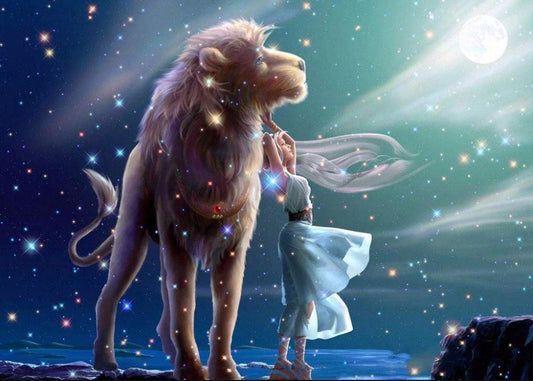 Leo Zodiac Paint by Diamonds