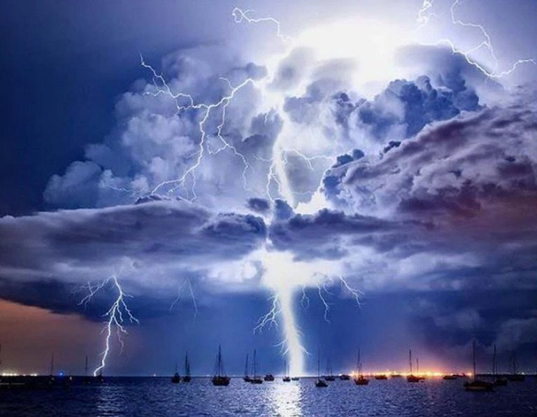 Lightning Sky & Storm Diamond Painting