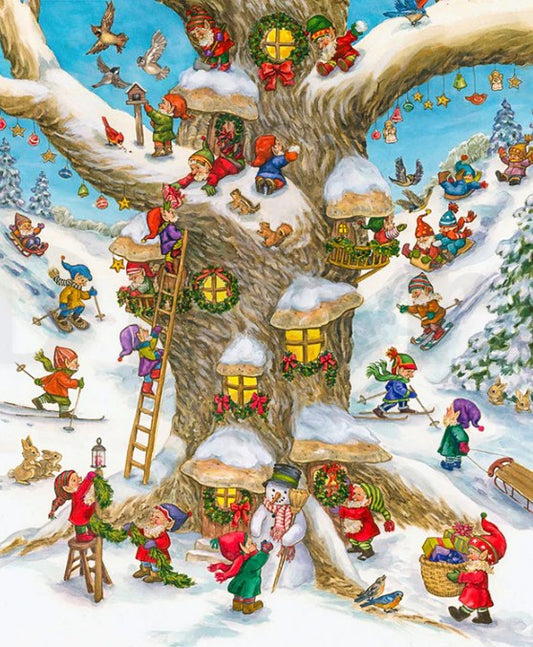 Little Dwarfs Ready for Christmas Diamond Painting