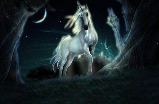 Night Sky & Stunning Unicorn Diamond Painting
