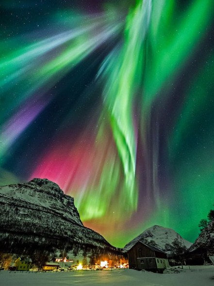 Norway Northern Lights Paint by Diamonds