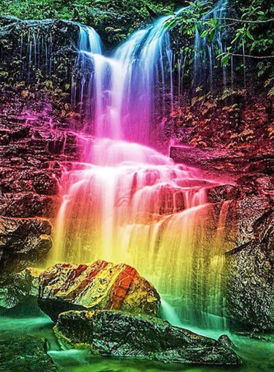 Waterfall Full Drill Painting Kit