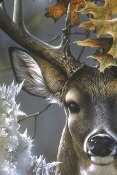 Christmas Baby Deer Diamond Painting – All Diamond Painting