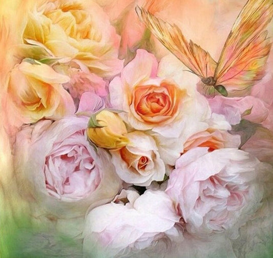 Roses & Peonies Paint by Diamonds
